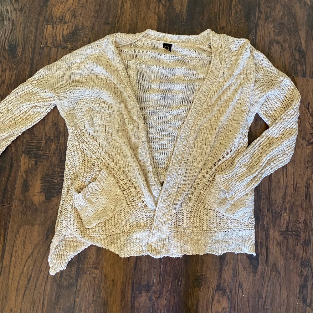 Tan knit sweater
